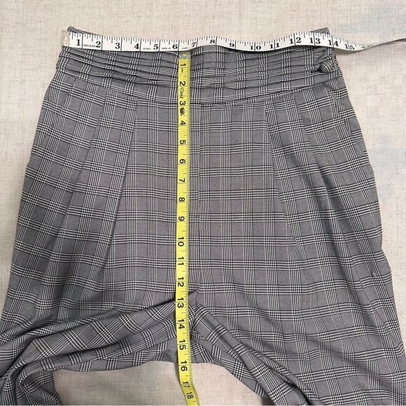 NWT Cinq à Sept Serenity Plaid Pleated Pants Sz 4 Hight Rise Preppy Office - Picture 12 of 15